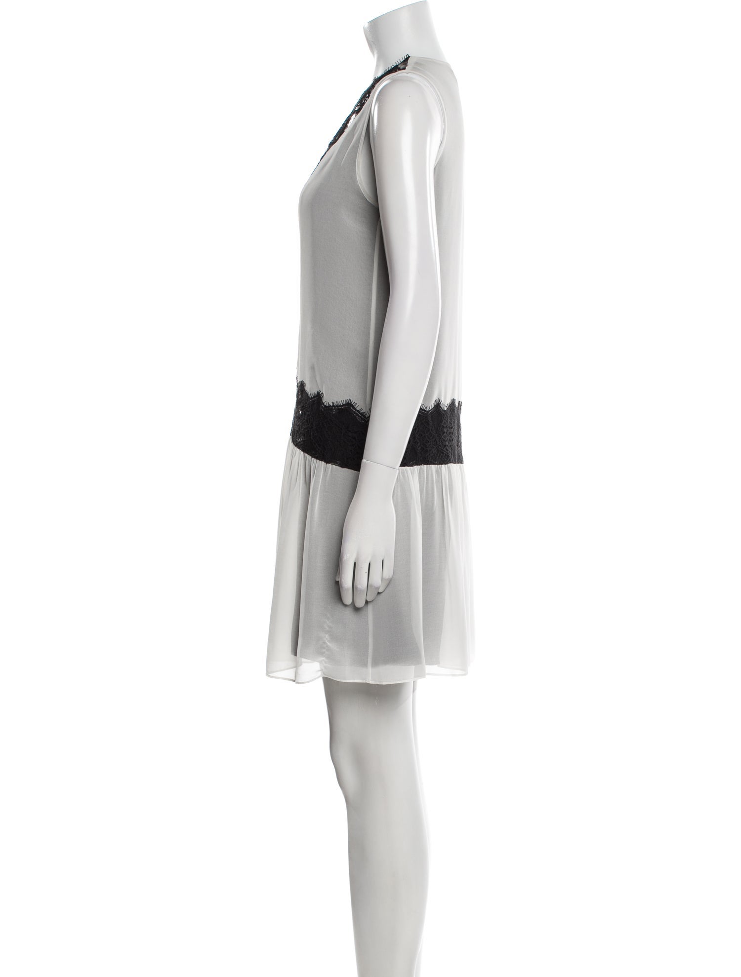 Sandro Colorblock Pattern Mini Dress